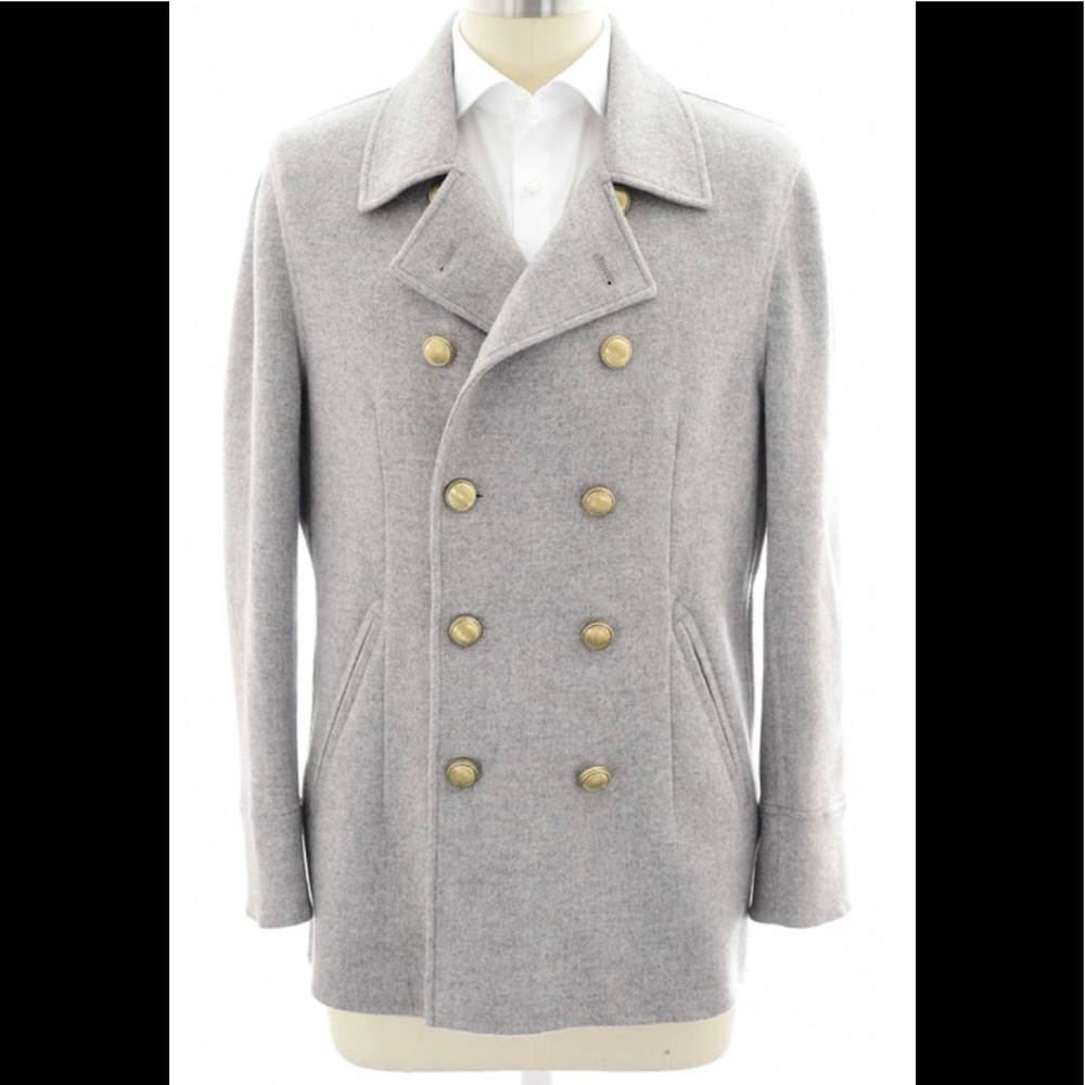 BRUNELLO CUCINELLI GREY COAT SIZE 50/L